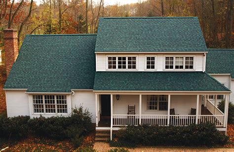 pics of houses painted green with metal green roof|hunter green roof color scheme.